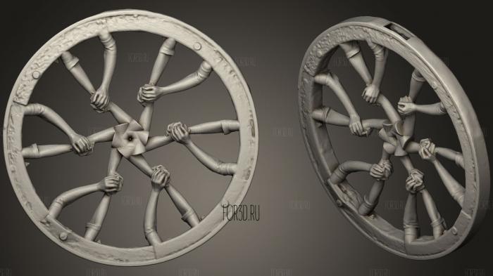 Wheel Of Life stl model for CNC